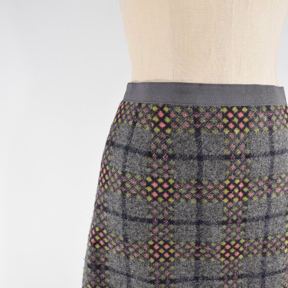 Boden Gray & Pink British Tweed Pencil Skirt - Picture 2 of 6
